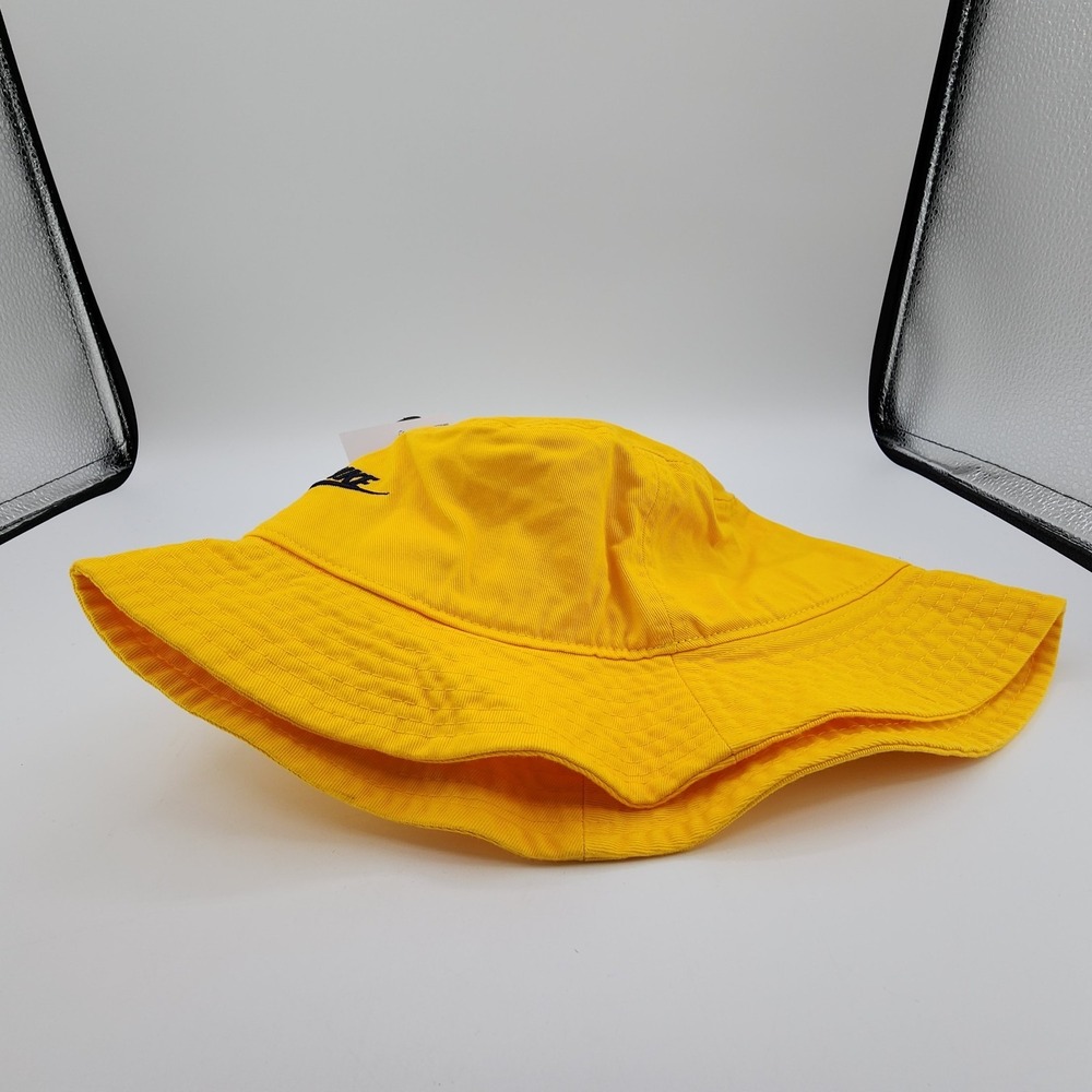 Michigan Wolverines Nike Legacy Apex Bucket Hat Mens Sz Medium College Gold NEW - Picture 10 of 11